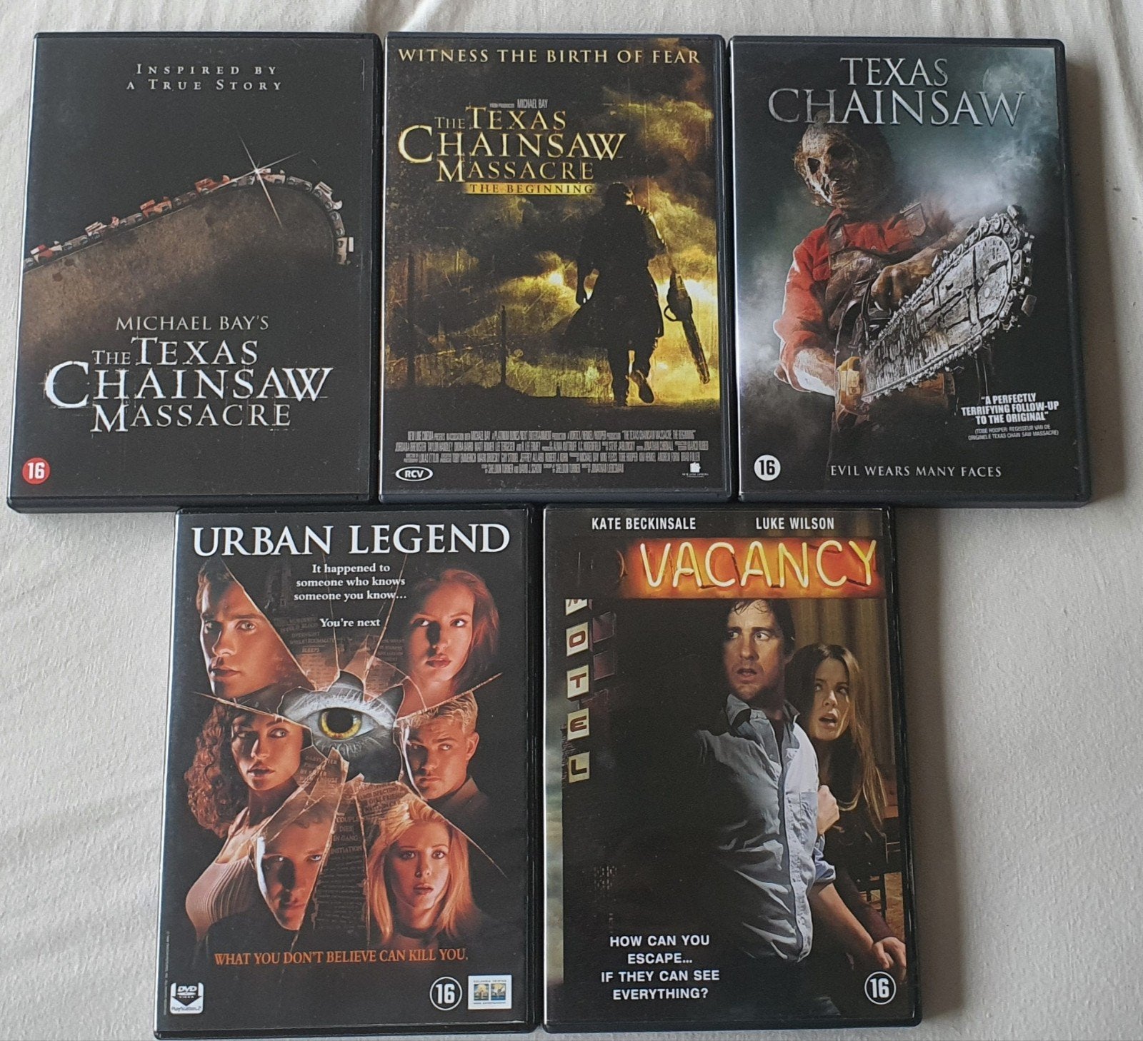Lot de DVD d'horreur, Enlèvement, Néerlandais, Néerlandais