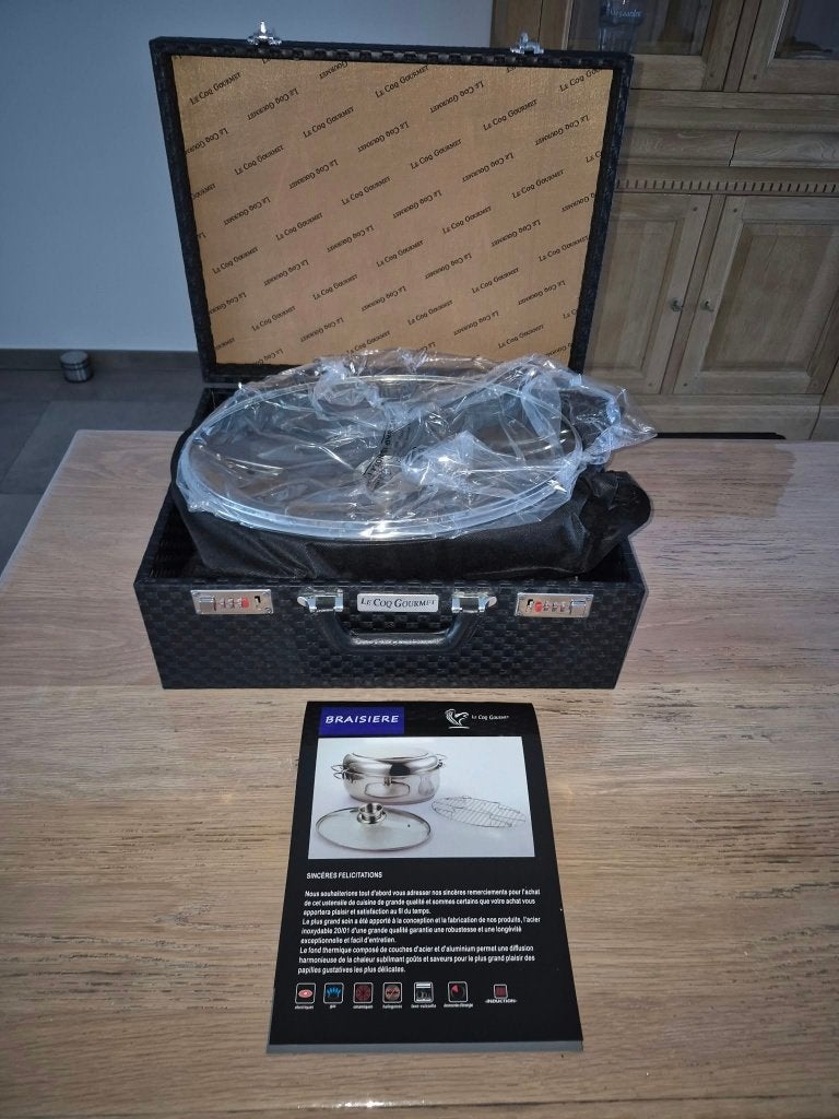 Braisiere Le Coq Gourmet, Neuf, Inox, Enlèvement, Autres marques