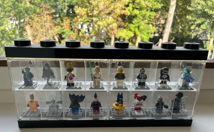 LEGO displaybox met 16 minifiguren Batman/Star Wars, Enlèvement, Utilisé, Lego, Star Wars