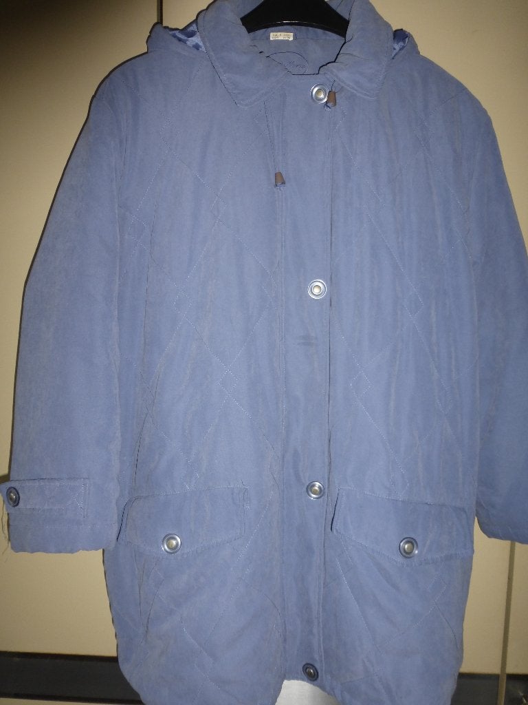 Anorak bleu, avec capuche amovible T 54, Enlèvement ou Envoi, Bleu