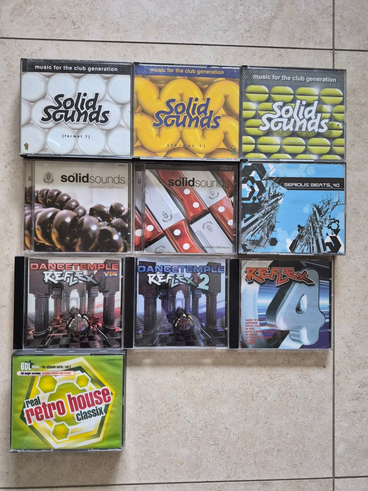 Solid sounds - Reflex - Serious Beats - Real retro house, Cd's en Dvd's, Ophalen of Verzenden