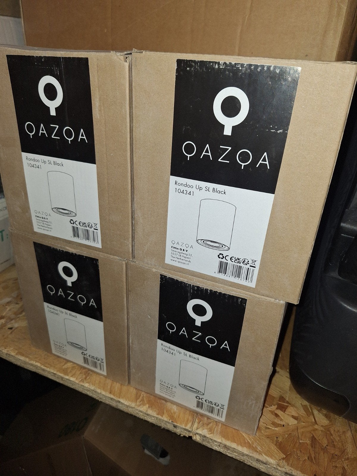 spot opbouw 4x nieuw, Ophalen, Qazqa, LED, Nieuw