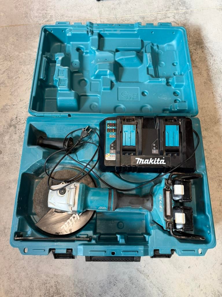 Makita 36V slijpschijf, Ophalen, Zo goed als nieuw