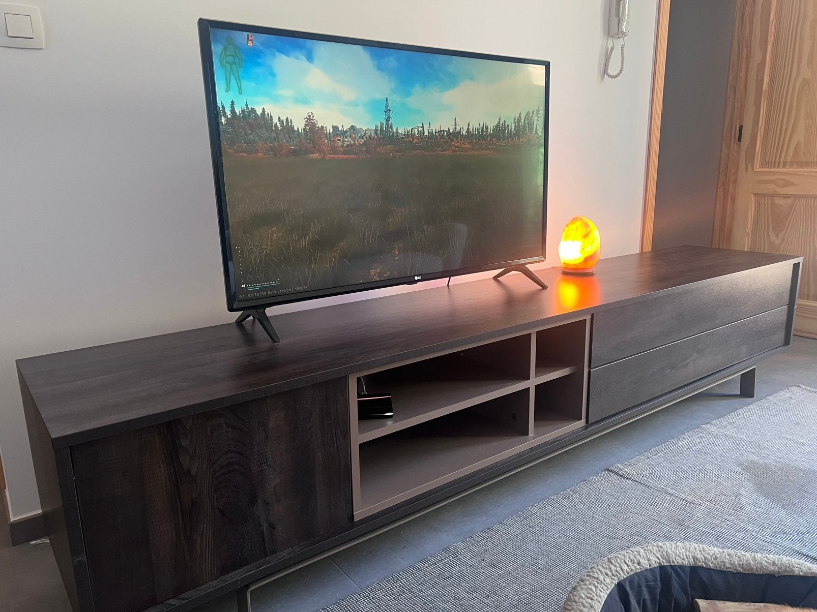 Meuble TV Design, Maison & Meubles, 25 à 50 cm, 200 cm ou plus, Moins de 100 cm, Comme neuf
