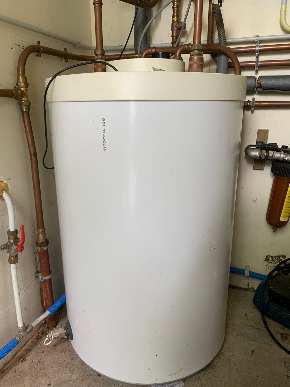Verwarming: gasbrander, boiler en drukvat, Doe-het-zelf en Bouw, Chauffageketels en Boilers, Ophalen, Gebruikt, Aardgas, Boiler