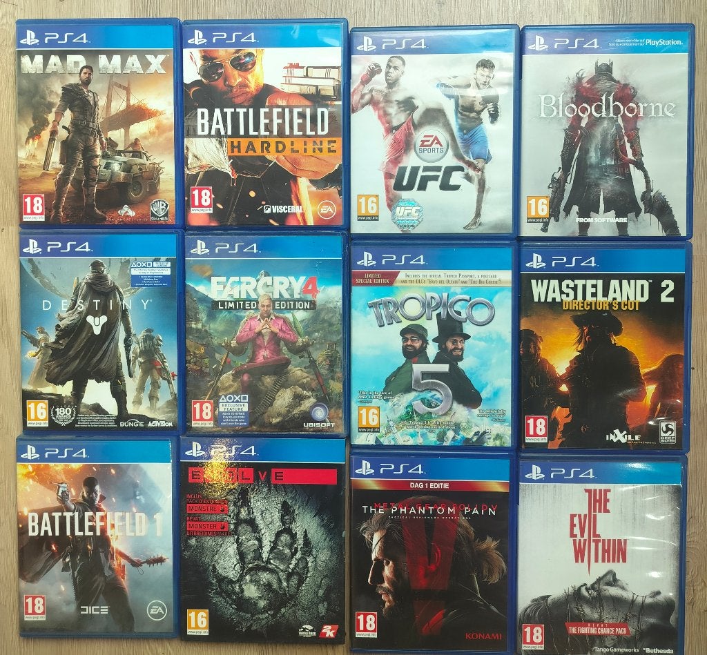 PS4 games, Ophalen, Zo goed als nieuw