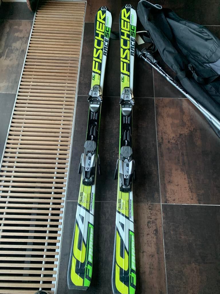 Fischer sc race165, Ophalen, Zo goed als nieuw, Stokken, Fischer