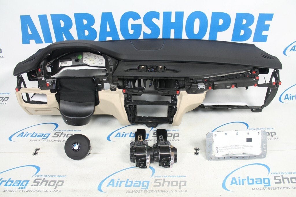 Airbag set - Dashboard zwart/beige M BMW X5 F15 (2013-2018), Auto-onderdelen