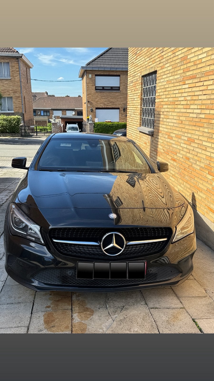 Mercedes CLA 200d, Auto's, CLA, 4 cilinders, Leder en Stof, Zwart