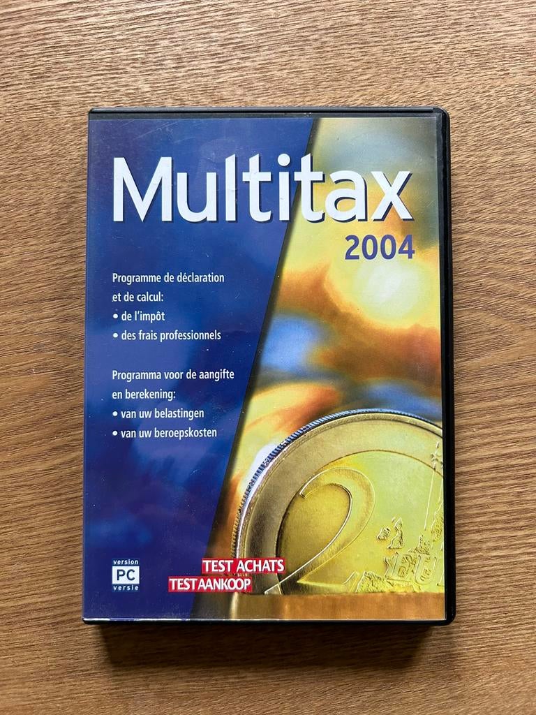 CD-rom Multitax 2004, Informatique & Logiciels, Logiciel d'Éducation & Cours, Enlèvement ou Envoi, Comme neuf, Autres types, Windows