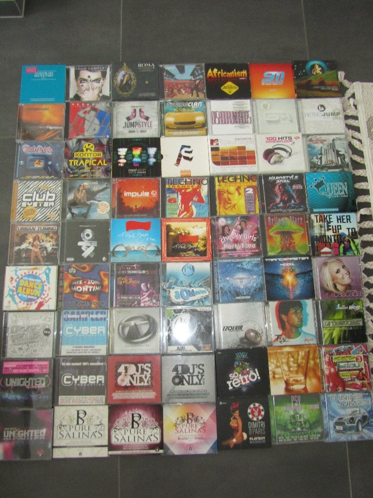 LOT VAN 63 DANCE CDS (Trance/Techno/House/Chill), CD & DVD, Enlèvement ou Envoi, Utilisé, Dance