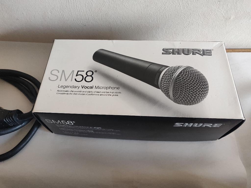 Shure SM58 microfoon, Ophalen, Gebruikt