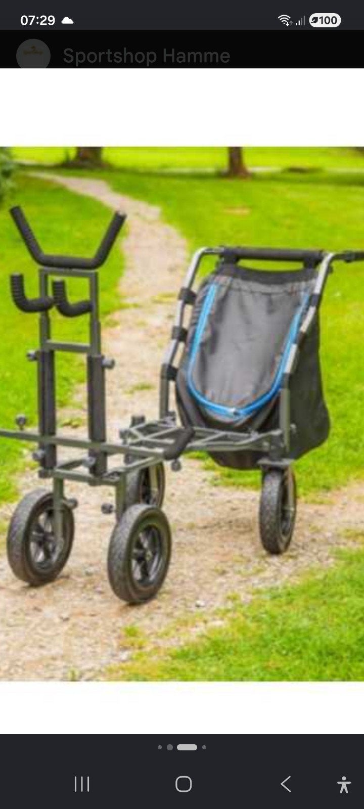 preston 4 wheel trolley, Watersport en Boten, Ophalen, Nieuw