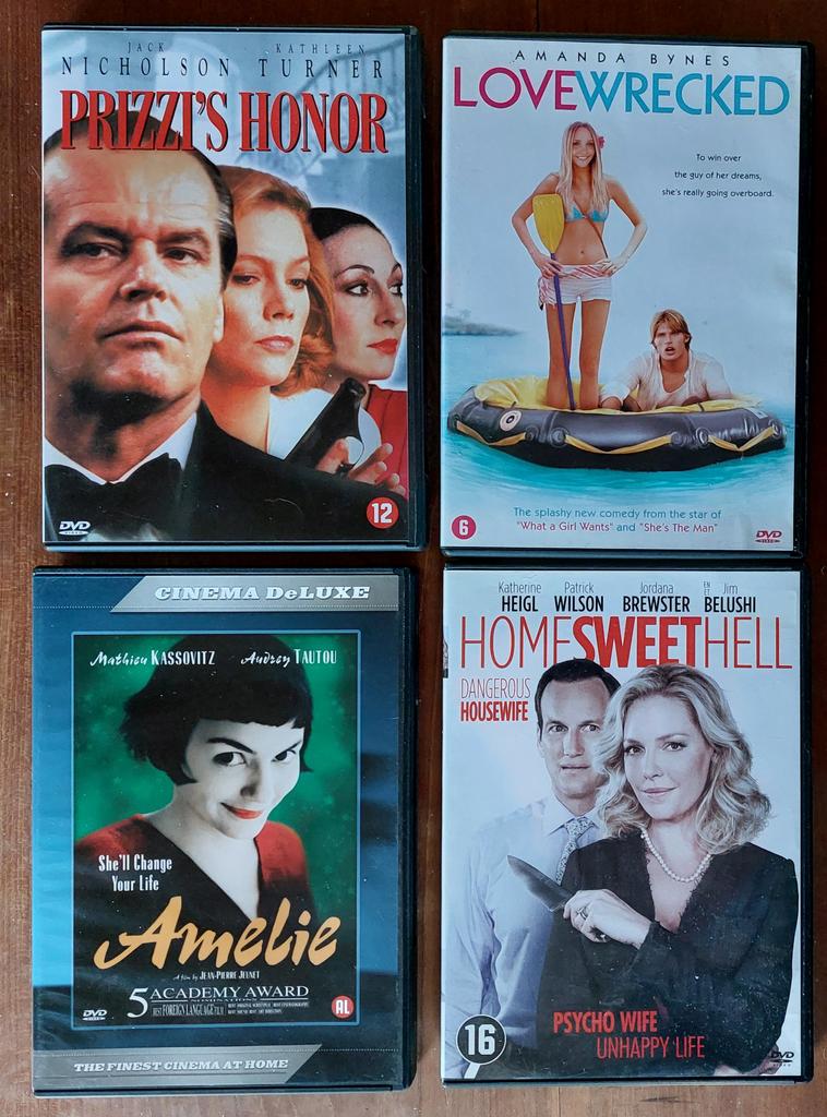 DVD - Komedie 5 - 4 stuks, CD & DVD, DVD | Comédie, Utilisé, Enlèvement ou Envoi