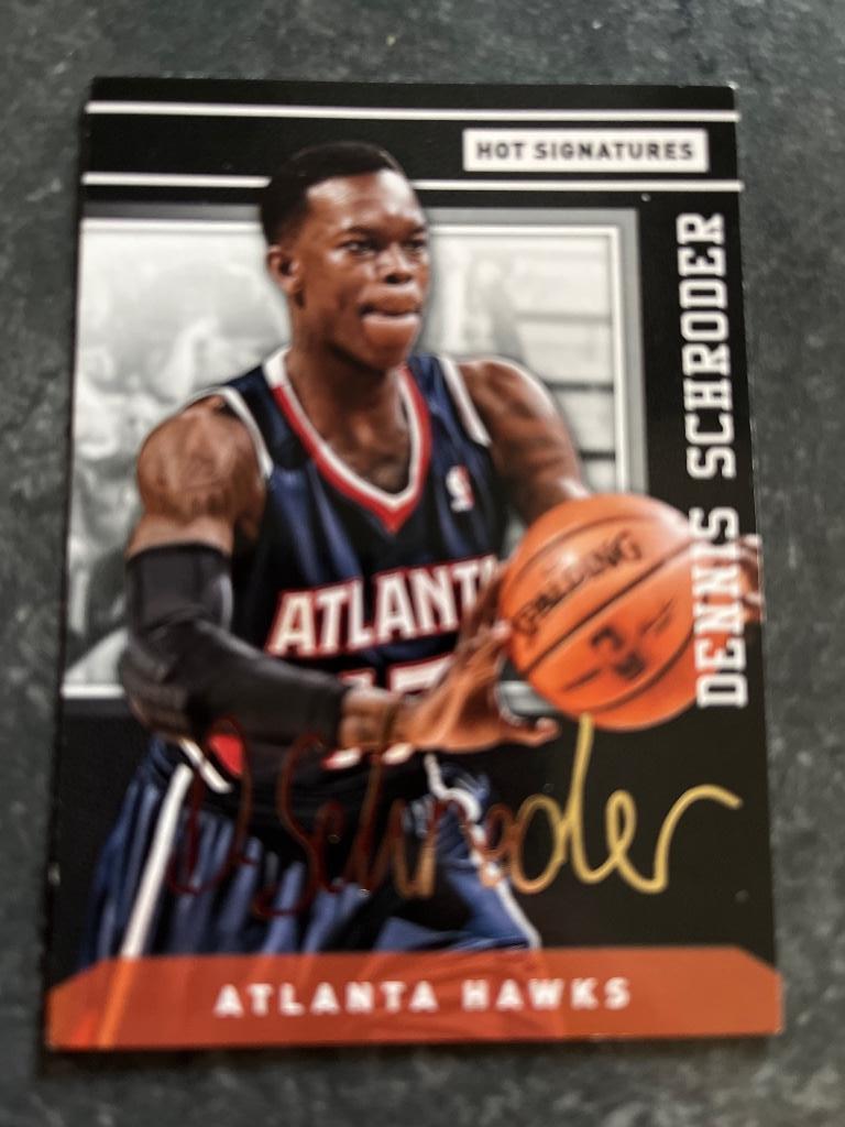 Les signatures phares de Panini 2014 Dennis Schroder, Collections, Enlèvement ou Envoi, Comme neuf, Sport