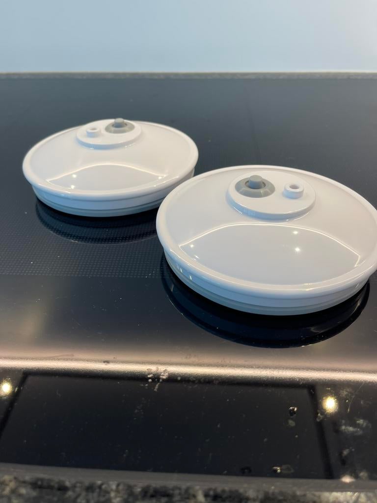 Set van 2 vacuüm deksels  voor de FoodSaver, Ophalen of Verzenden, Zo goed als nieuw