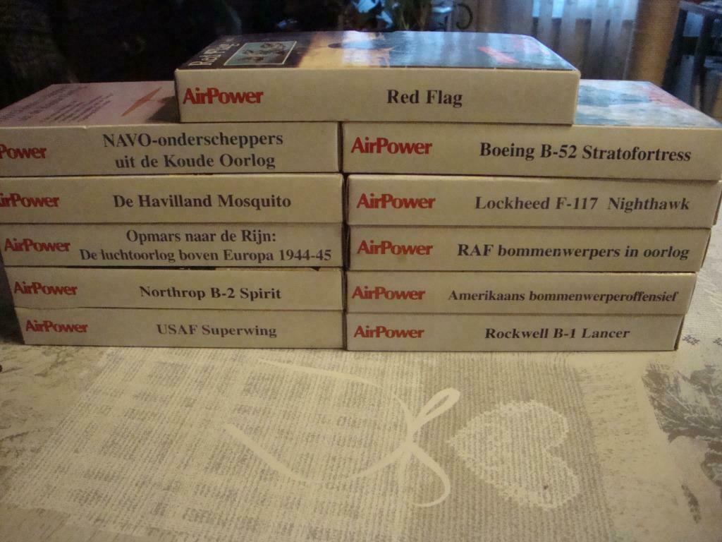 11 cassettes vidéo Airpower, la version ultime de l'aviatio, Tous les âges, Enlèvement ou Envoi, Autres types