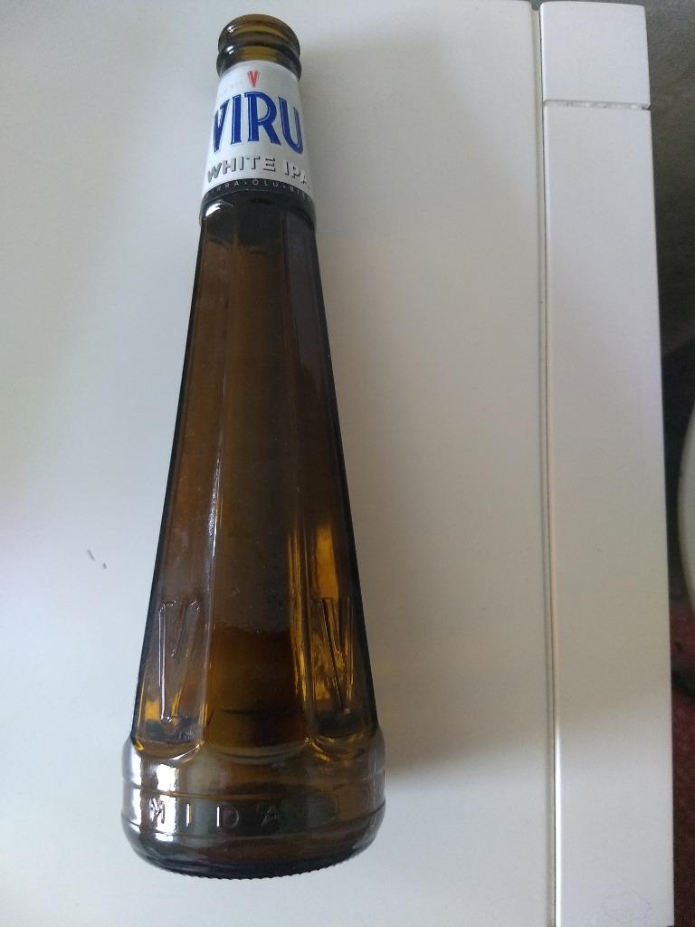 Lege bierfles VIRU White IPA uit Estland, Verzamelen, Verzenden, Gebruikt, Flesje(s), Overige merken