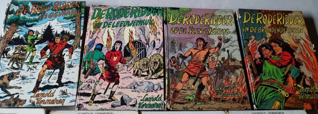4 oude boeken van de Rode Ridder, Boeken, Ophalen