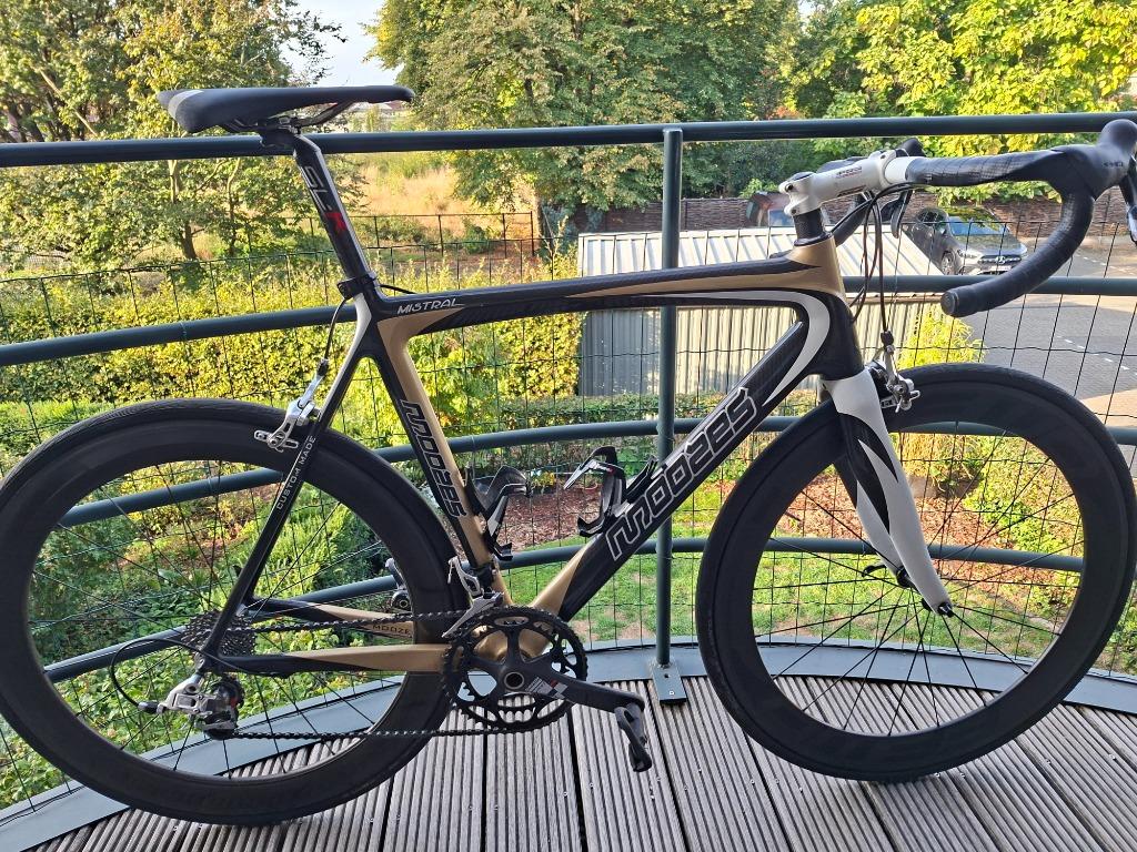 Koersfiets Moozes maat 58, Fietsen en Brommers, 28 inch, Gebruikt, Carbon, Heren