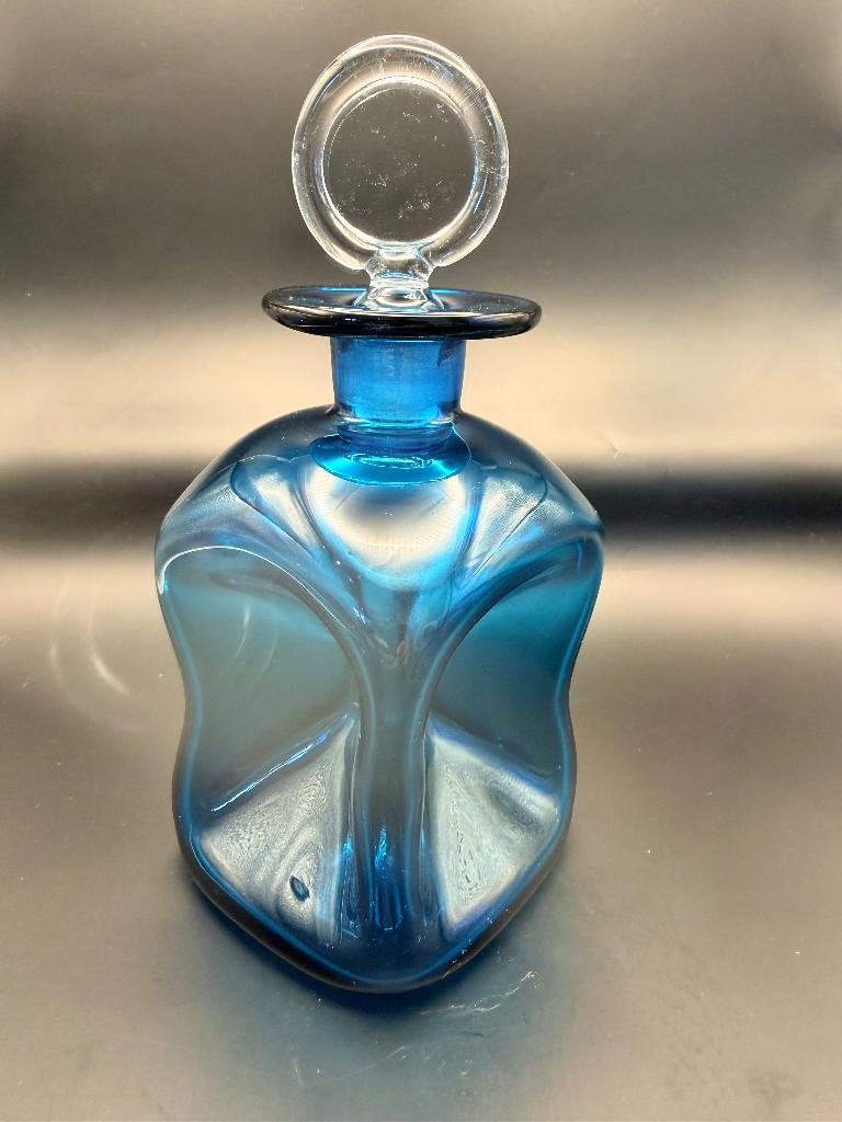 Carafe en verre Holmegaard - design Jacob Bang - années ’70, Enlèvement ou Envoi