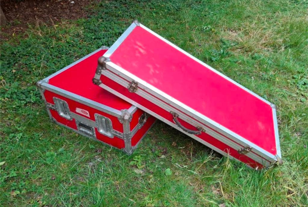 2 grote flight cases in zeer goede staat, Ophalen, Gebruikt, Elektrische gitaar, Flightcase
