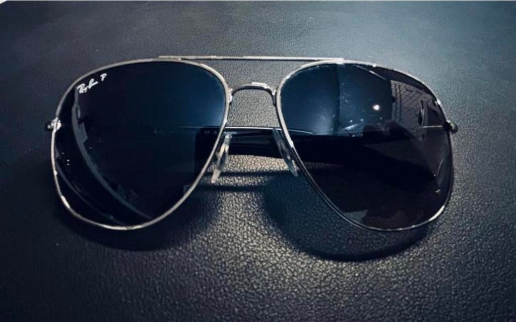 Ray-Ban Aviator Classic gepolariseerde zonnebril, Ophalen, Zo goed als nieuw, Bril, Ray-Ban