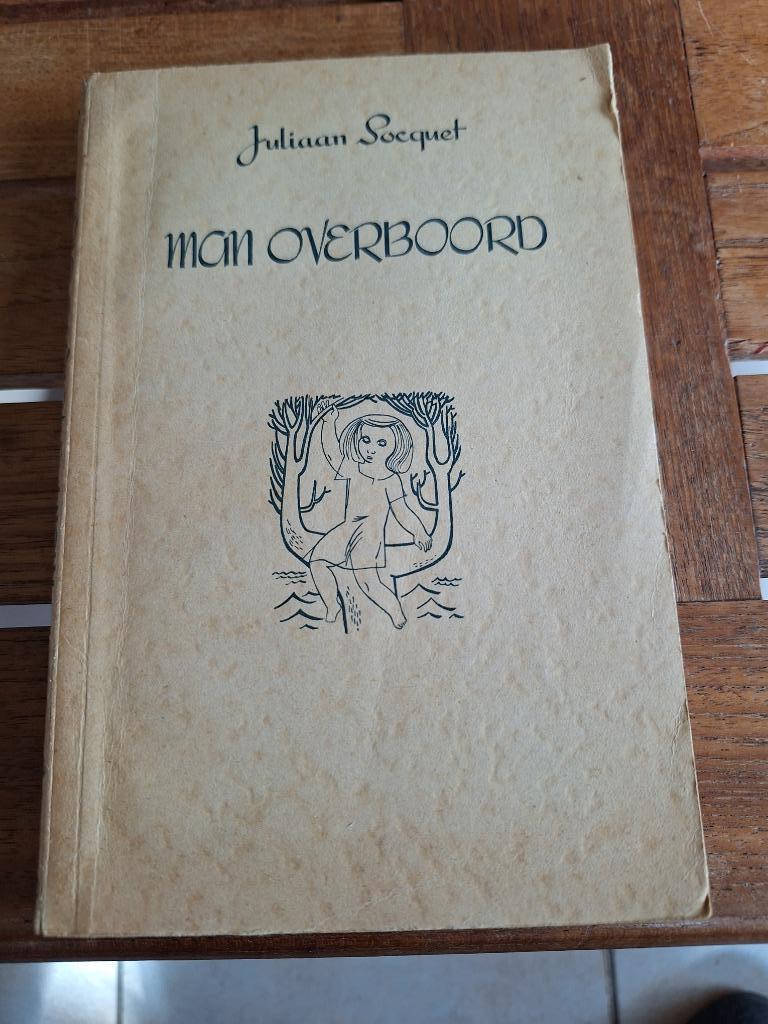 Oud boek “Man Overboord” (1952)., Antiquités & Art, Antiquités | Livres & Manuscrits, Enlèvement ou Envoi