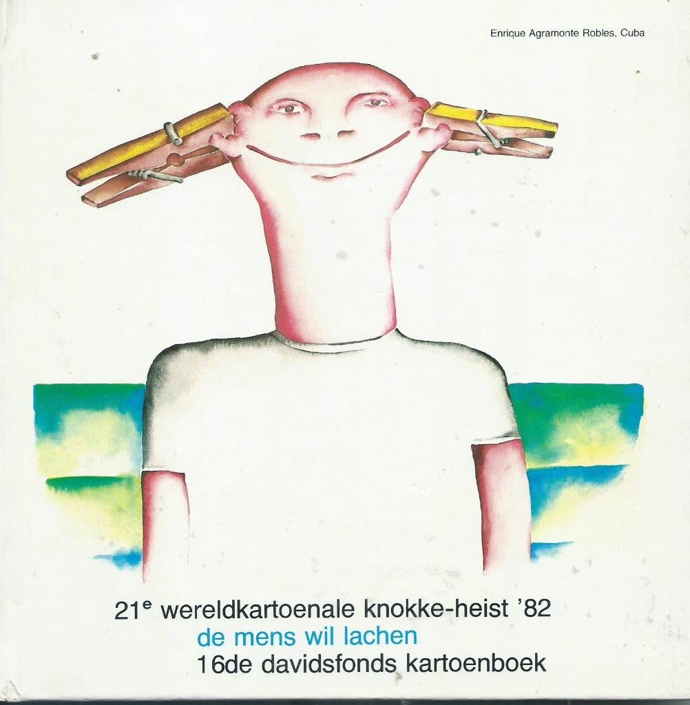 16 de kartoenboek wereldkartoenale 21 1982 knokke heist, Ophalen of Verzenden, Nieuw, Cartoons