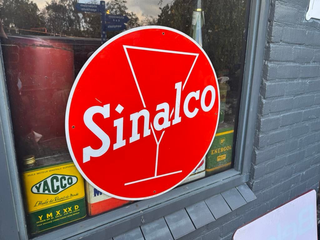 Sinalco oud fris reclamebord, Verzamelen, Ophalen, Reclamebord