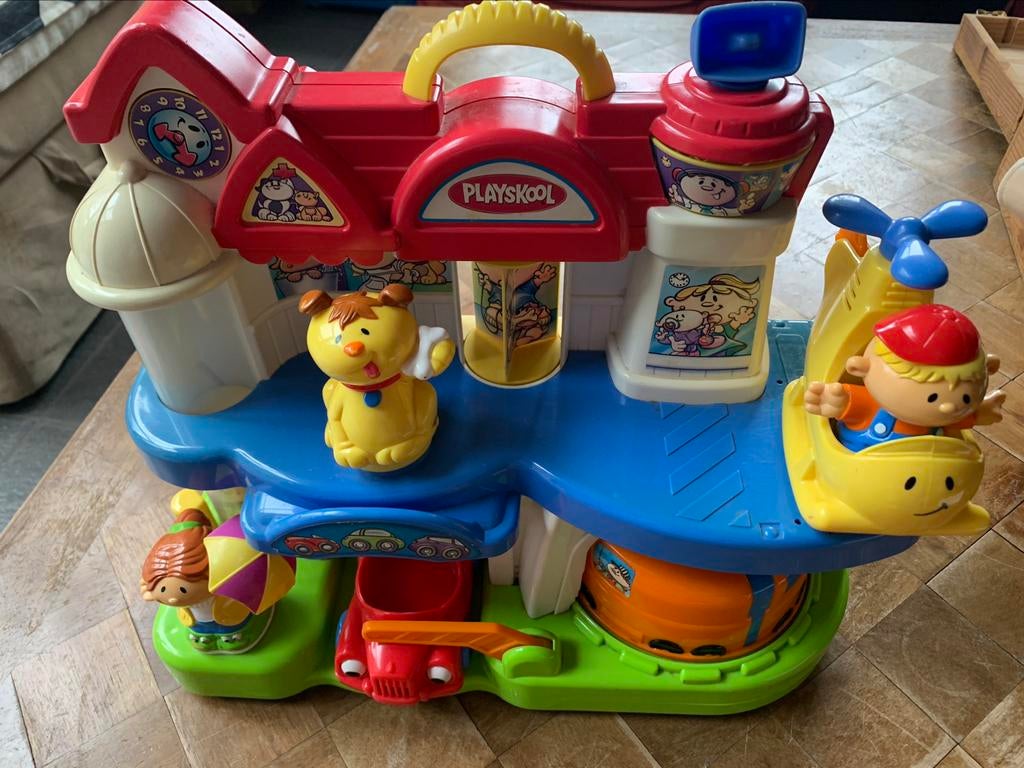 House playskool helikopter auto hond kinderen 1-3 jaar, Ophalen, Gebruikt