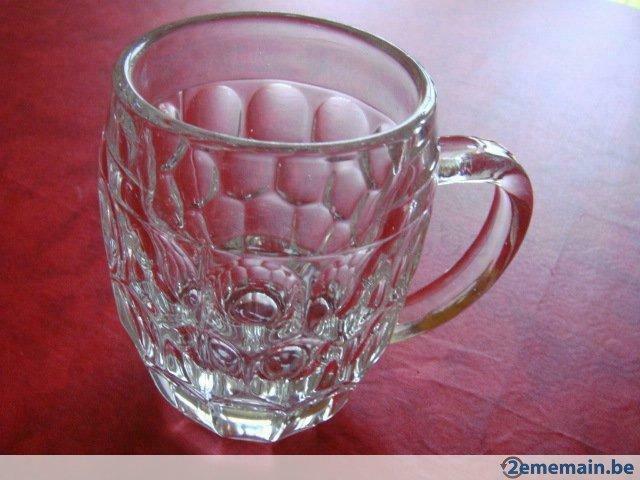 Chope ancienne en verre. 40CL., Enlèvement ou Envoi, Utilisé