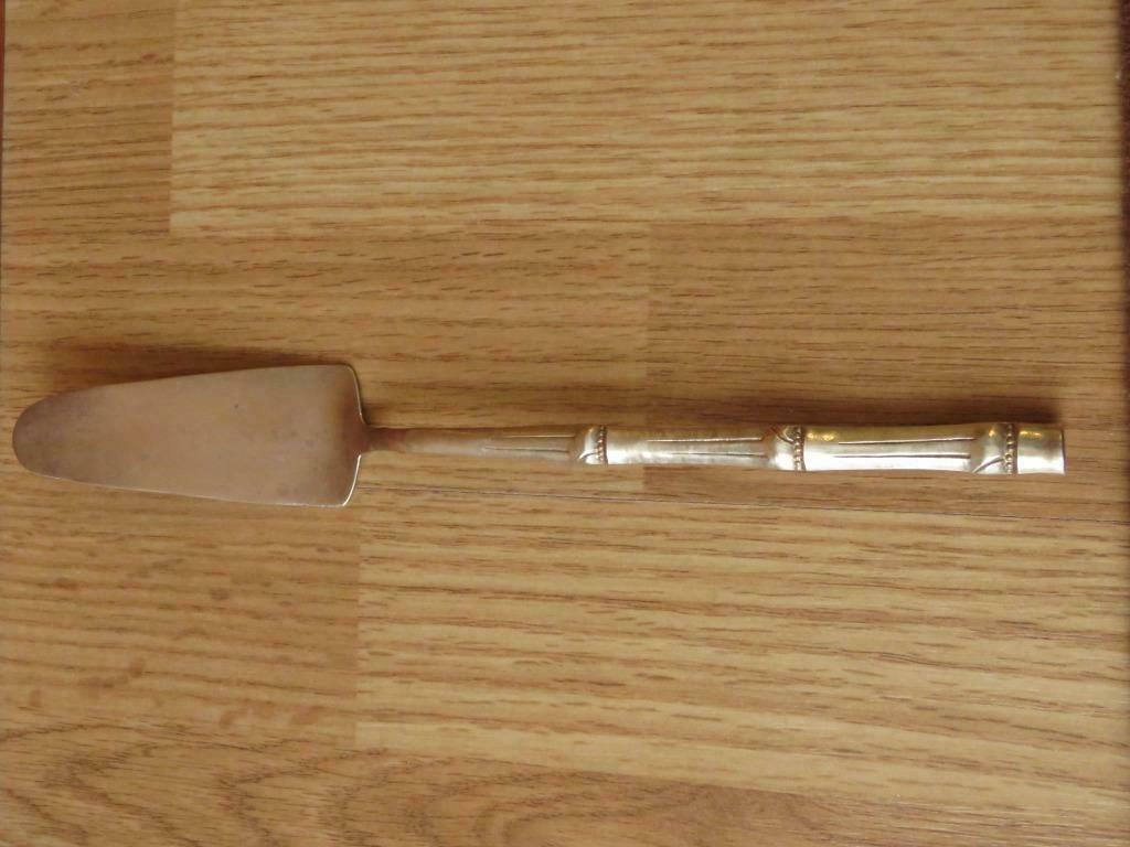 Antique superbe pelle a tarte en nickel bronze, Antiquités & Art, Enlèvement ou Envoi