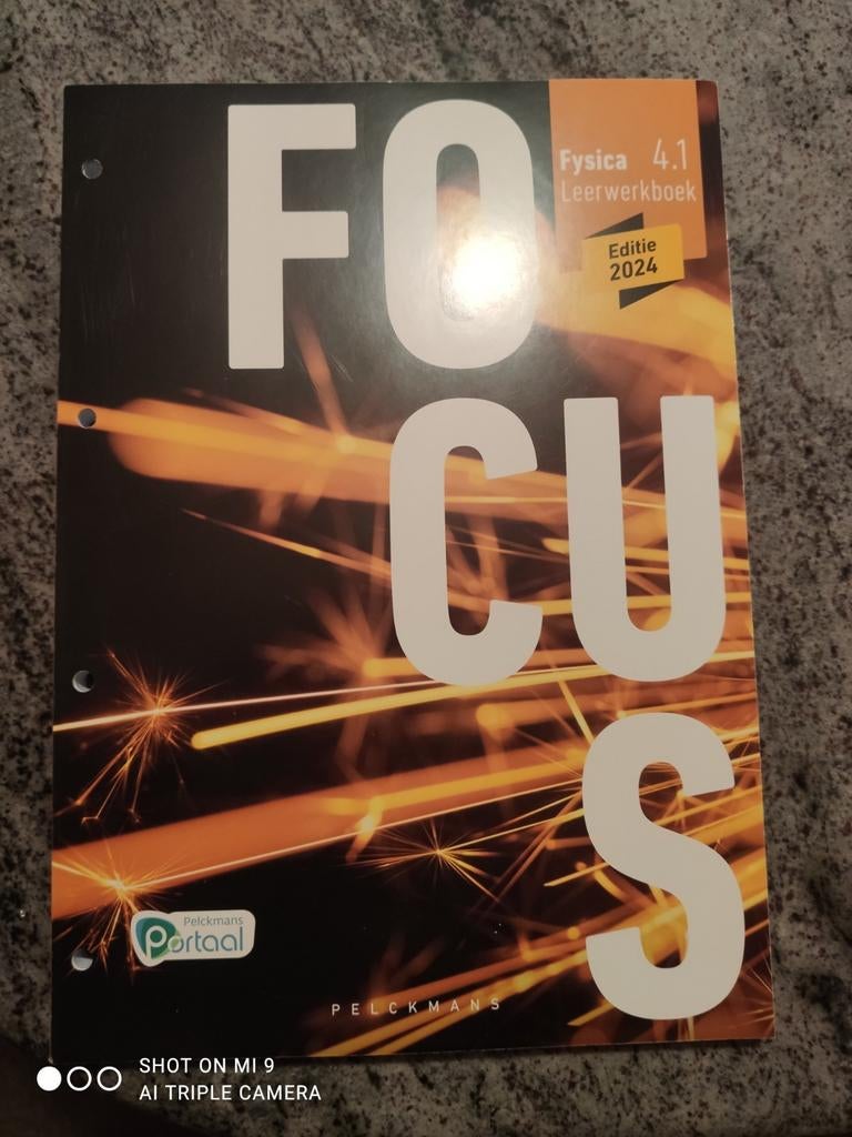 Fysica 4.1 leerwerkboek, Boeken, ASO, Natuurkunde, Nieuw, Ophalen of Verzenden