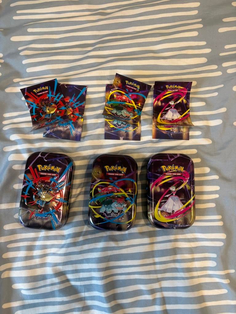 3 lege mini tins, Ophalen of Verzenden