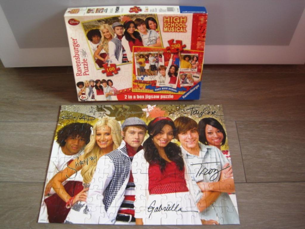 Puzzle Disney High School Musical de 100 pièces, Enlèvement ou Envoi, Plus de 50 pièces, Utilisé, 6 ans ou plus