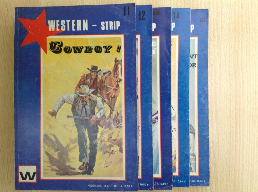 Western en oorlog Stripboekjes 7 stuks uitg. "De vrijbuiter", Boeken, Verzenden, Zo goed als nieuw, Uitgeverij"De vrijbuiter"