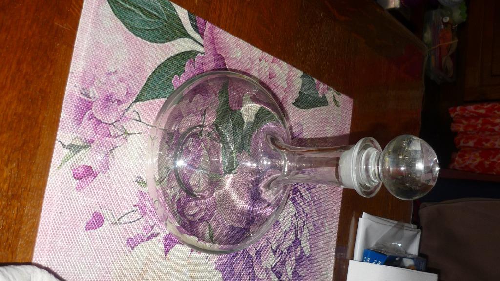 carafe, Enlèvement