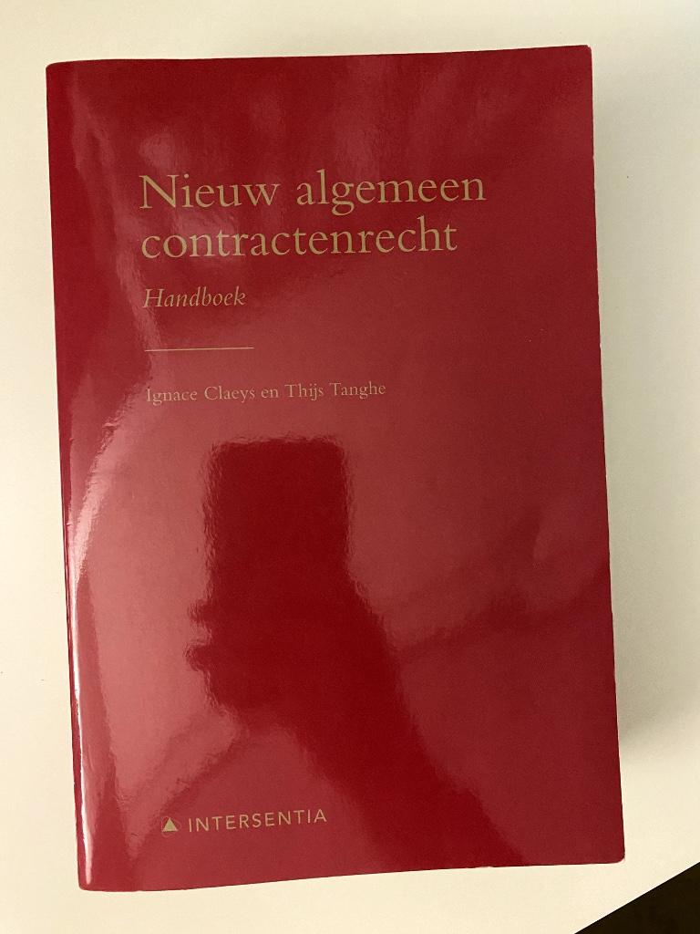 nieuw algemeen contractenrecht, Ophalen, Gelezen, Ignace claeys