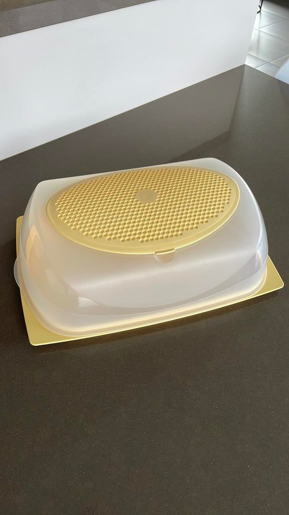 Tupperware XL kaasstolp, Ophalen, Gebruikt