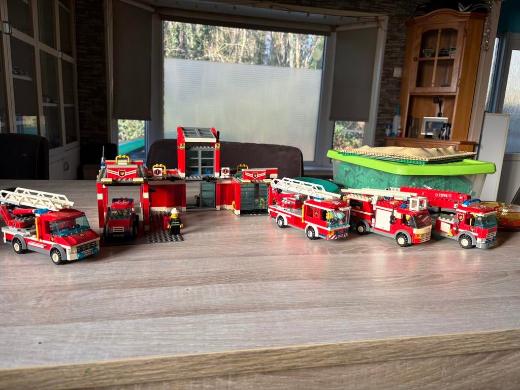 Lego brandweerkazerne, Kinderen en Baby's, Speelgoed | Duplo en Lego, Ophalen, Gebruikt, Lego