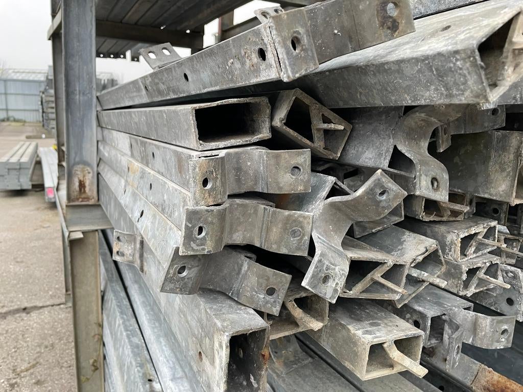 Profilés tubulaires 80x50x2mm | Longueur : 2880 mm, Enlèvement ou Envoi, Utilisé, Métal, Autres types