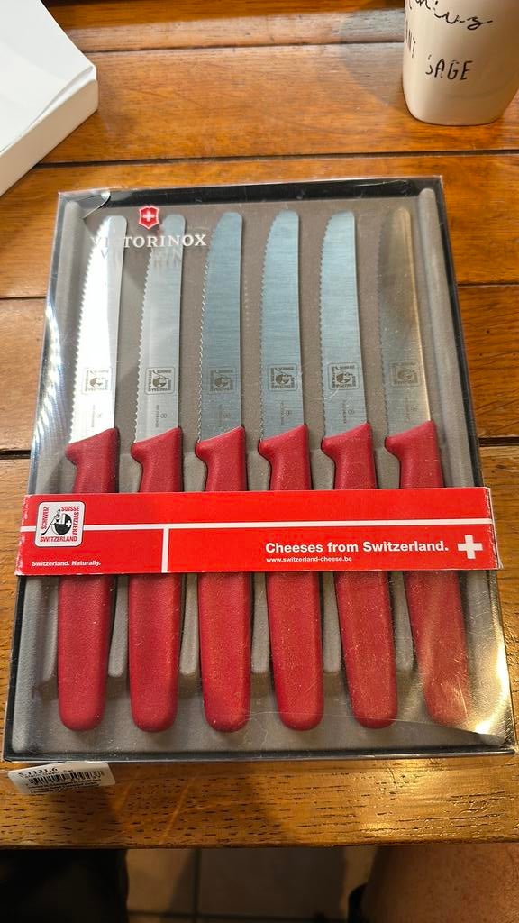 Victorinox - set 6 couteaux, Enlèvement ou Envoi, Comme neuf