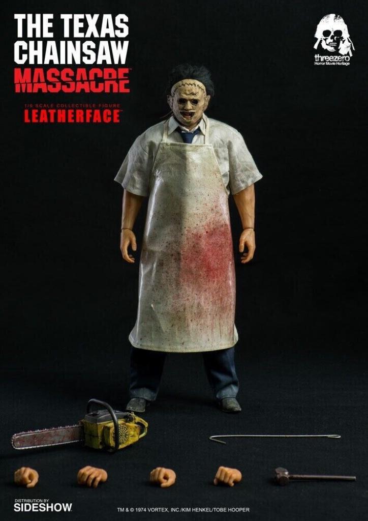 1/6 LEATHERFACE Texas Chainsaw Massacre Figure THREEZERO, Enlèvement ou Envoi, Neuf, Fantasy