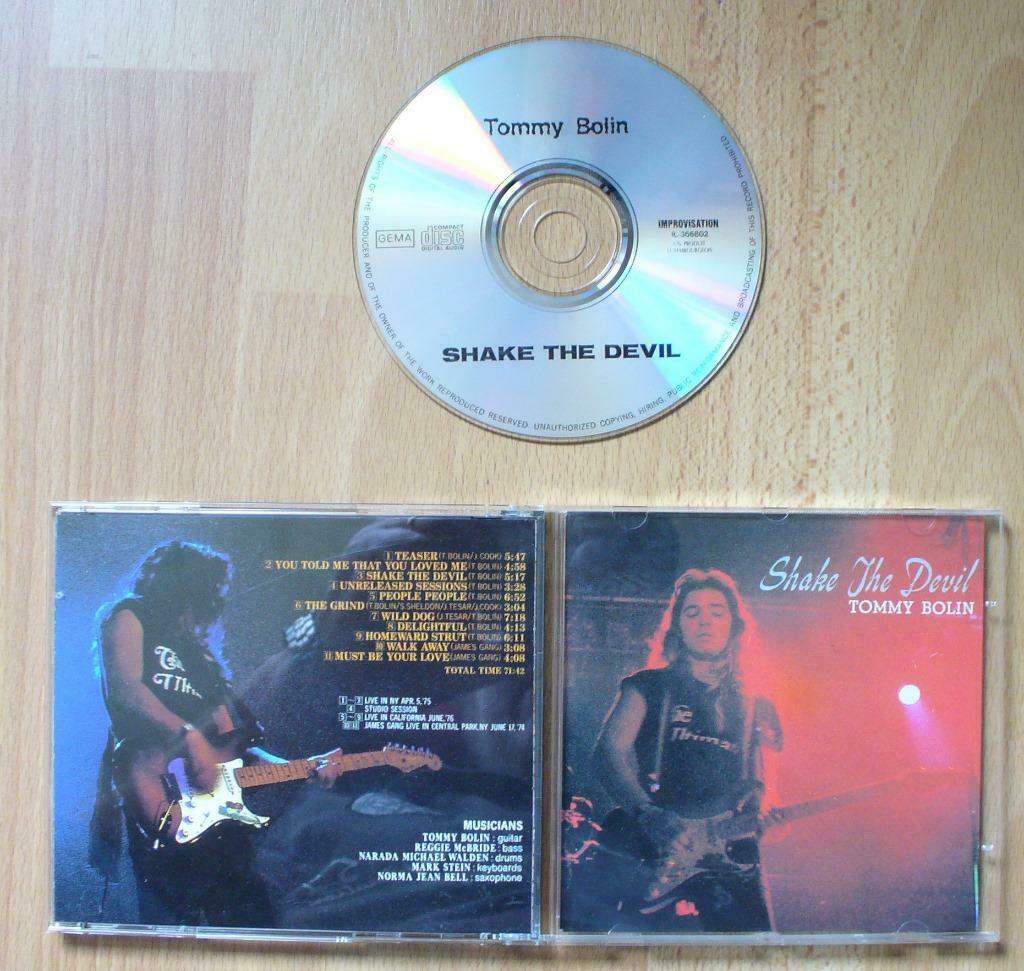 CD TOMMY BOLIN - SHAKE THE DEVIL - DEEP PURPLE, Ophalen of Verzenden, Zo goed als nieuw