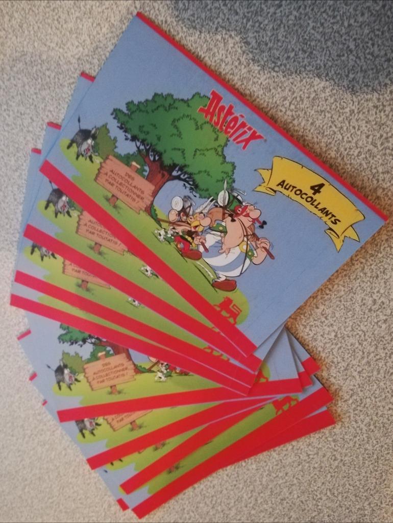 11 pochettes Astérix Delhaize, Collections, Enlèvement ou Envoi