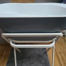 Babybadje op staander met zitverkleiner, Enlèvement, Comme neuf, Baignoire, Autres marques