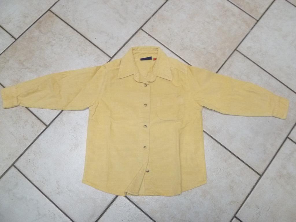 chemise jaune taille 110, Enlèvement ou Envoi, Utilisé, Garçon ou Fille, Chemise ou À manches longues