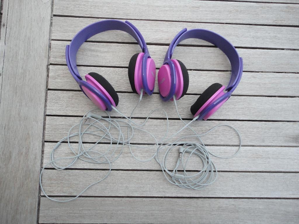 Philips SHK2000PK/00 Hoofdtelefoon (Roze/Paars), Ophalen of Verzenden, Zo goed als nieuw, Over oor (circumaural), Philips