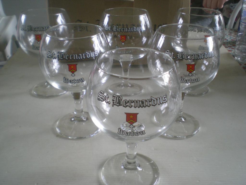 6 glazen St-Bernardus 25 cl, Enlèvement, Neuf